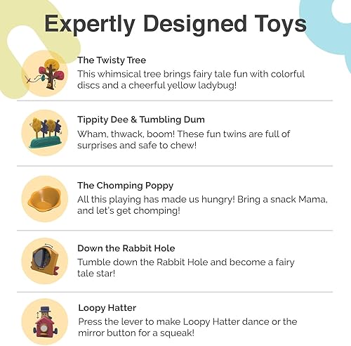 Vista 12 de Centro de actividades Oribel PortaPlay 4 en 1, plegable para viaje, giro, rebote, juegue, transforme, Forest Friends Amigos del bosque