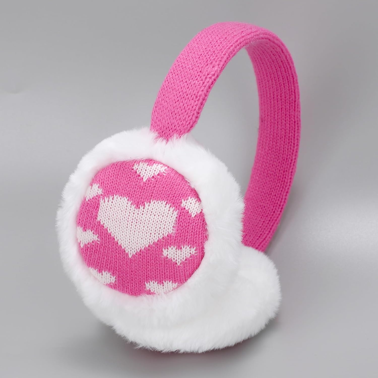 Ear Muffs for Kids Winter Warm Earmuffs with Gloves Kids Ear Warmer and Knit Gloves Set for Boys & Girls - Image 8