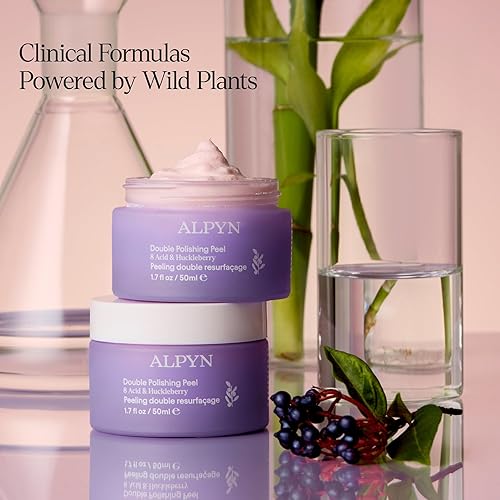 Miniatura 7 de ALPYN - Máscara facial de doble pulido para despegar e iluminar, suaviza visiblemente la piel mientras refina el aspecto de los poros  1.7 oz  1.7