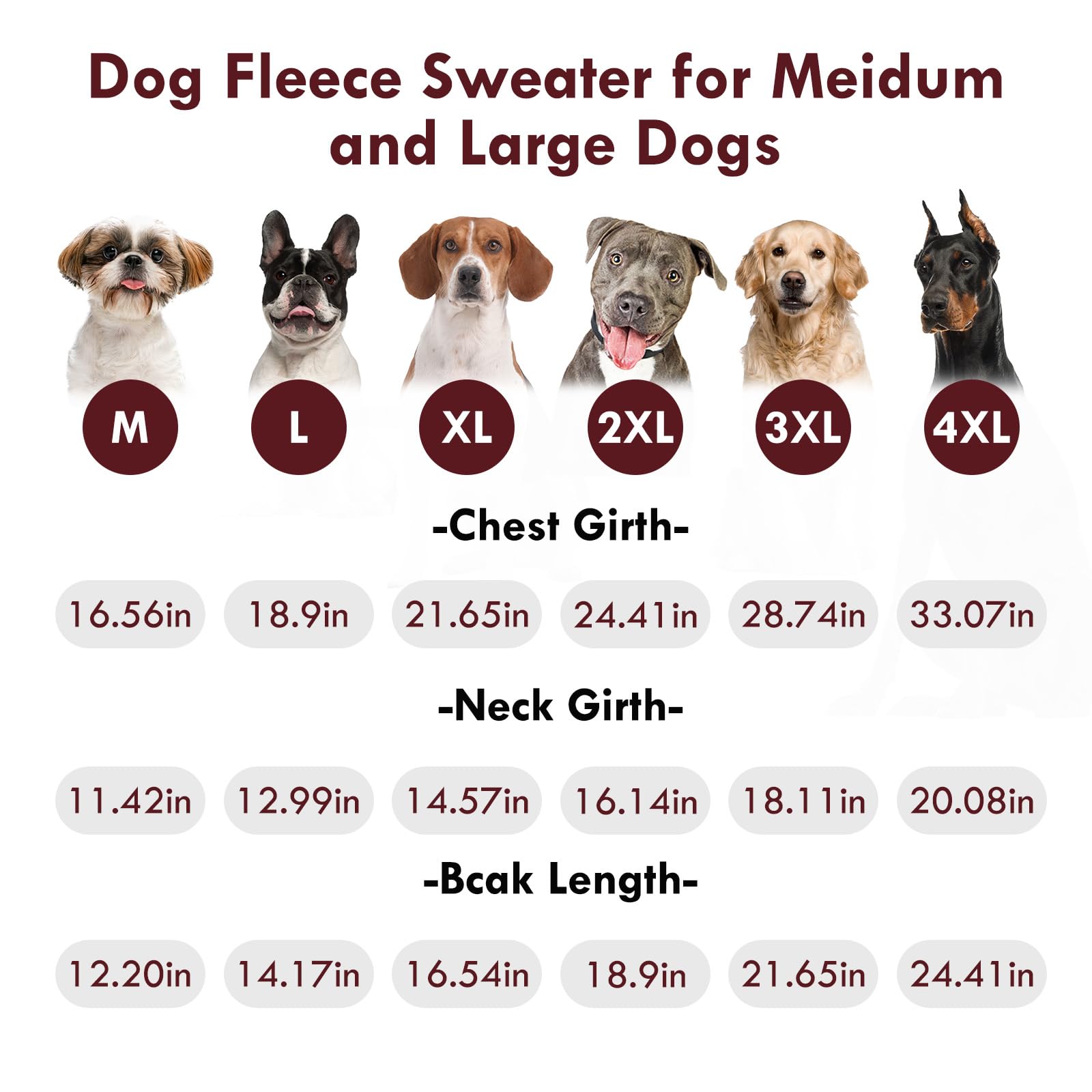Hundepullover, Winter-Fleece-Sweatshirt, dehnbare Weste, Pullover für Hunde, Kleidung, warmer Haustier-Pyjama, Weihnachten, für Meidum und große Hunde, 2 Stück