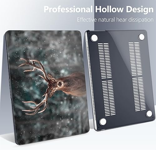 Miniatura 5 de Batianda Funda para MacBook Air de 13 pulgadas modelo A2681 2022 con chip M2, cubierta protectora de teclado y protector de pantalla para MacBook