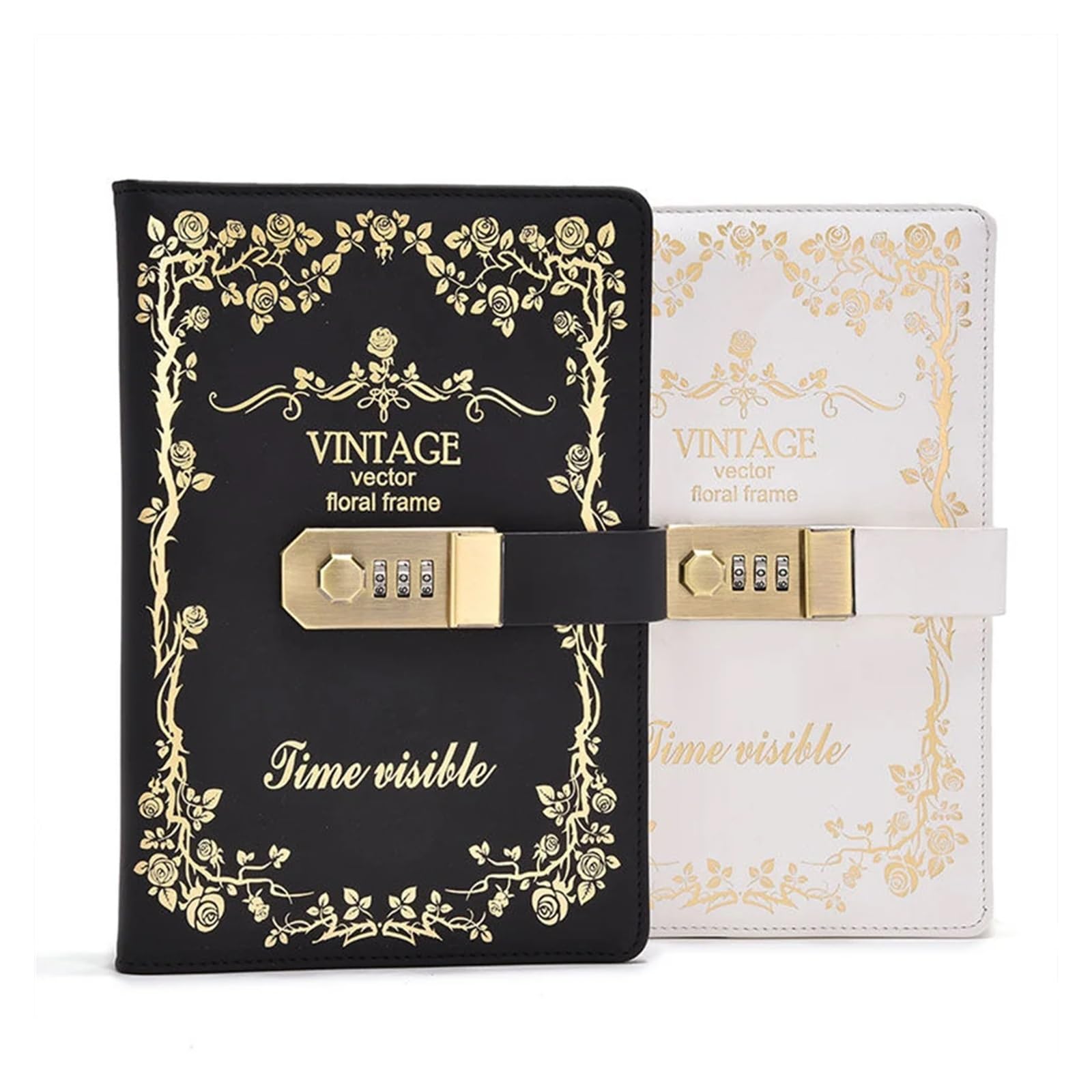 Tagebuch Mit Schloss A5 B6 Retro Passwort Notebook Mit Schloss Journal Verdicken Einfache Student Notebook Handbuch Reisende Schreibwaren Schule Liefert(A5 Light Blue)
