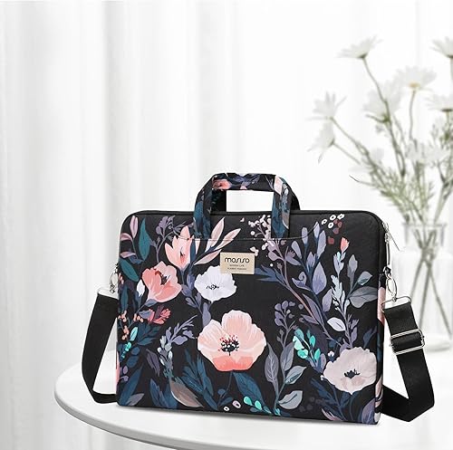 Miniatura 7 de MOSISO Bolsa para laptop para mujer, bolsa de computadora de 15 pulgadas compatible con MacBook Pro de 16 pulgadas, HP, Dell, Lenovo, Asus,