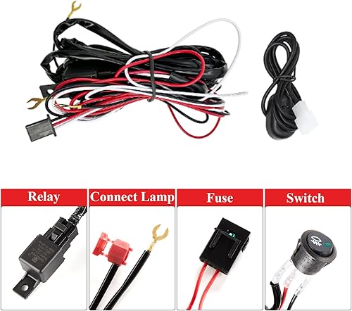 Miniatura 3 de WonVon Luces antiniebla LED aptas para Ram 2500 3500 2019-2023 parachoques LED con lámparas de conducción con interruptor de conductor y lado del