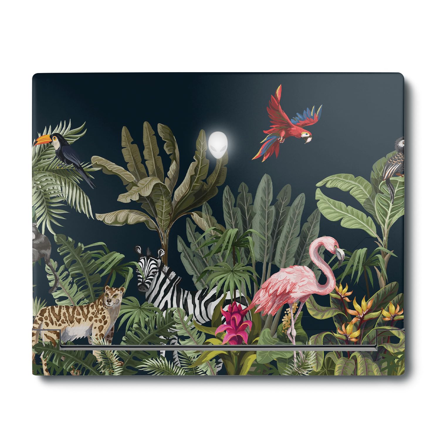 MightySkins Skin Compatible with Alienware X16 R1 (2023) Full Wrap Kit - Tropical Kingdom | Protective, Durable, and Unique Vinyl Decal wrap Cover | Easy to Apply &amp; Change Styles | Made in The USA
