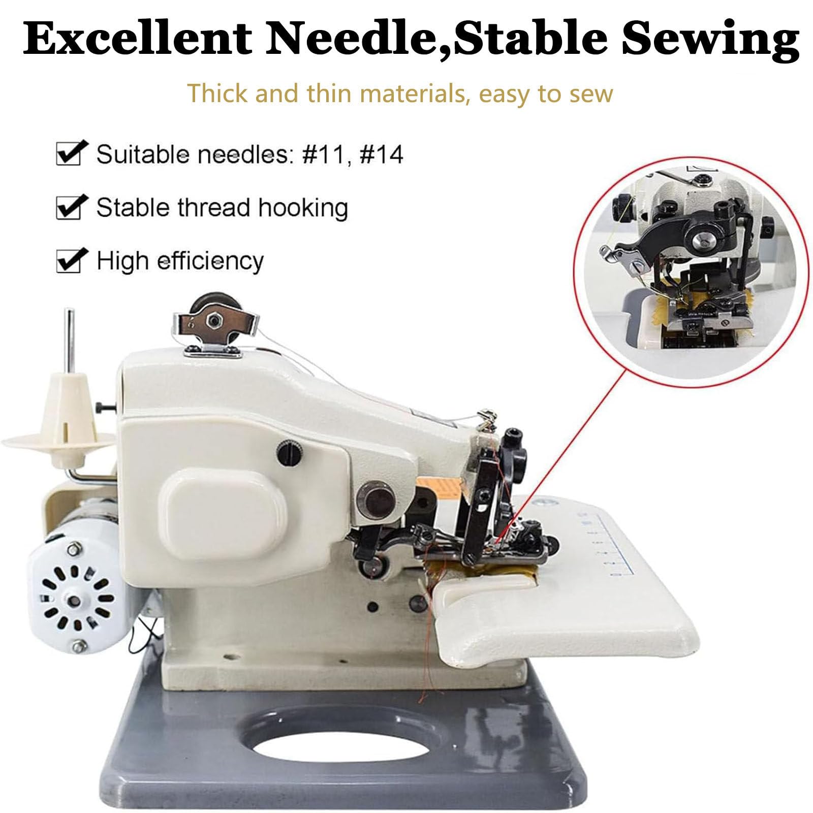 Máquina de Coser de Puntada Invisible, máquina de Coser de modista | dobladilladora de puntada invisible profesional con pedal,para puños,dobladillos sueltos,dobladillos de vestidos,faldas