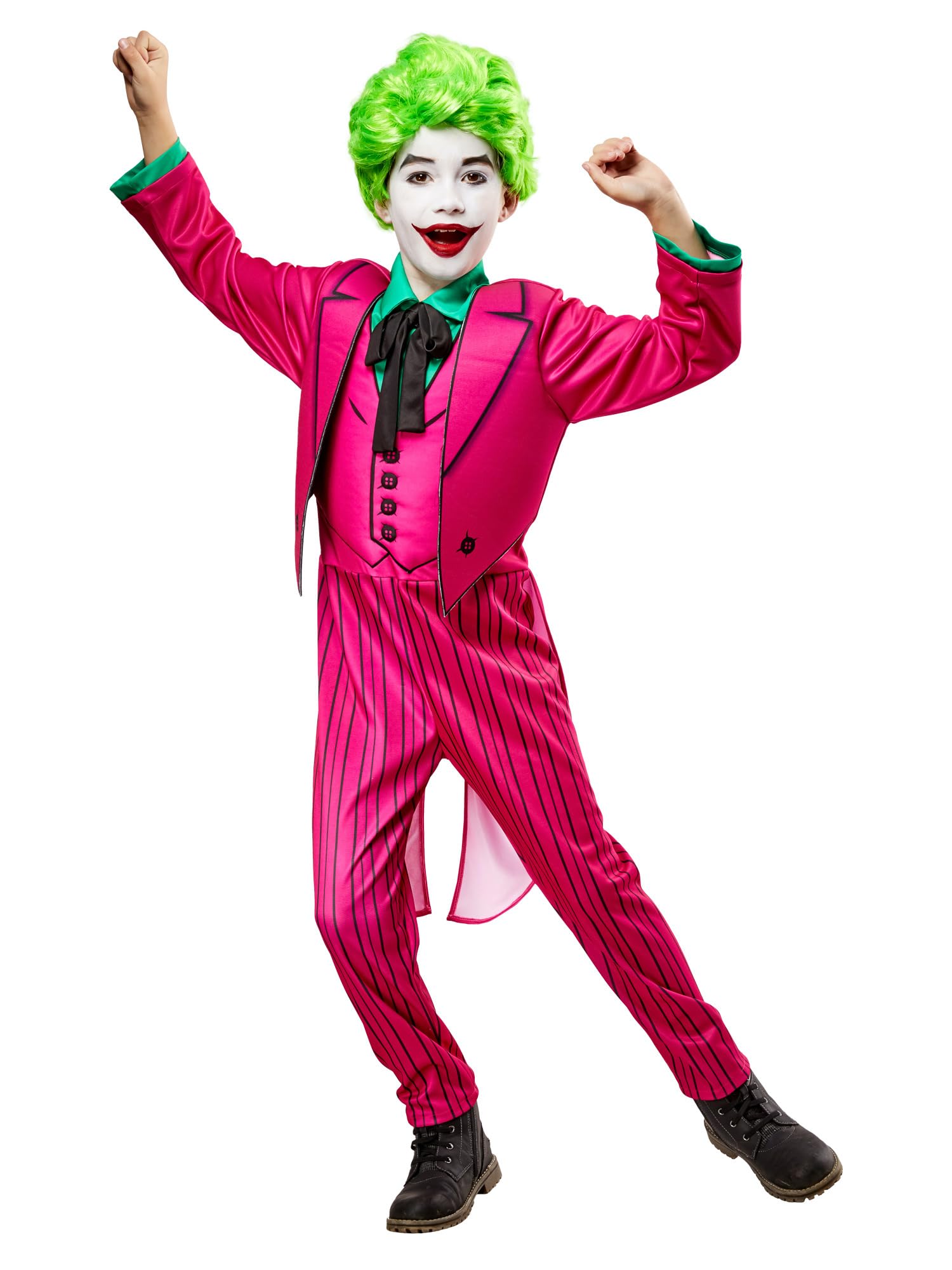 Amazon.com: DC Batman Classic 1966: The Joker Costume for Kids by