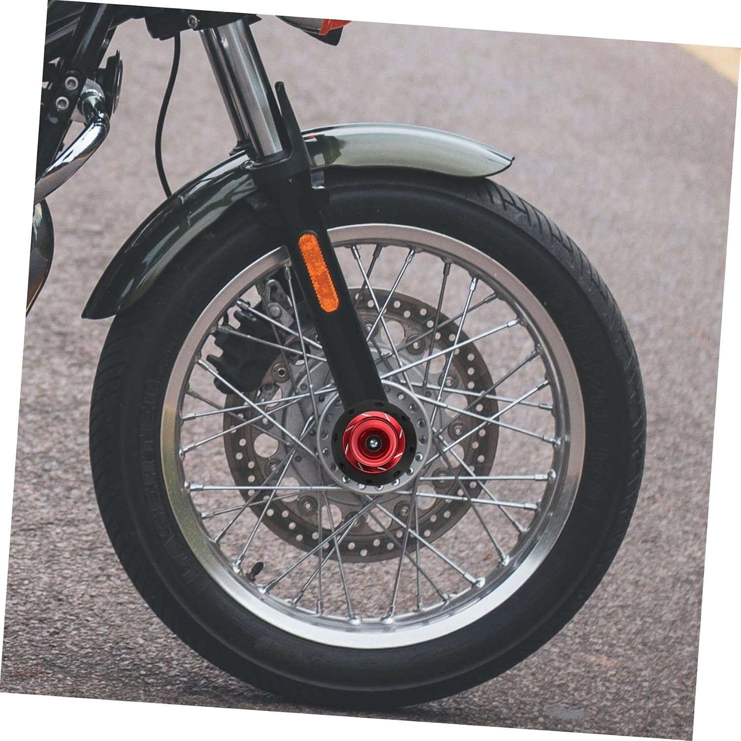 2pcs Front Fork Frame Sliders for Motorcycles Scooters Crash Stylish Decoration Compatible Various Models