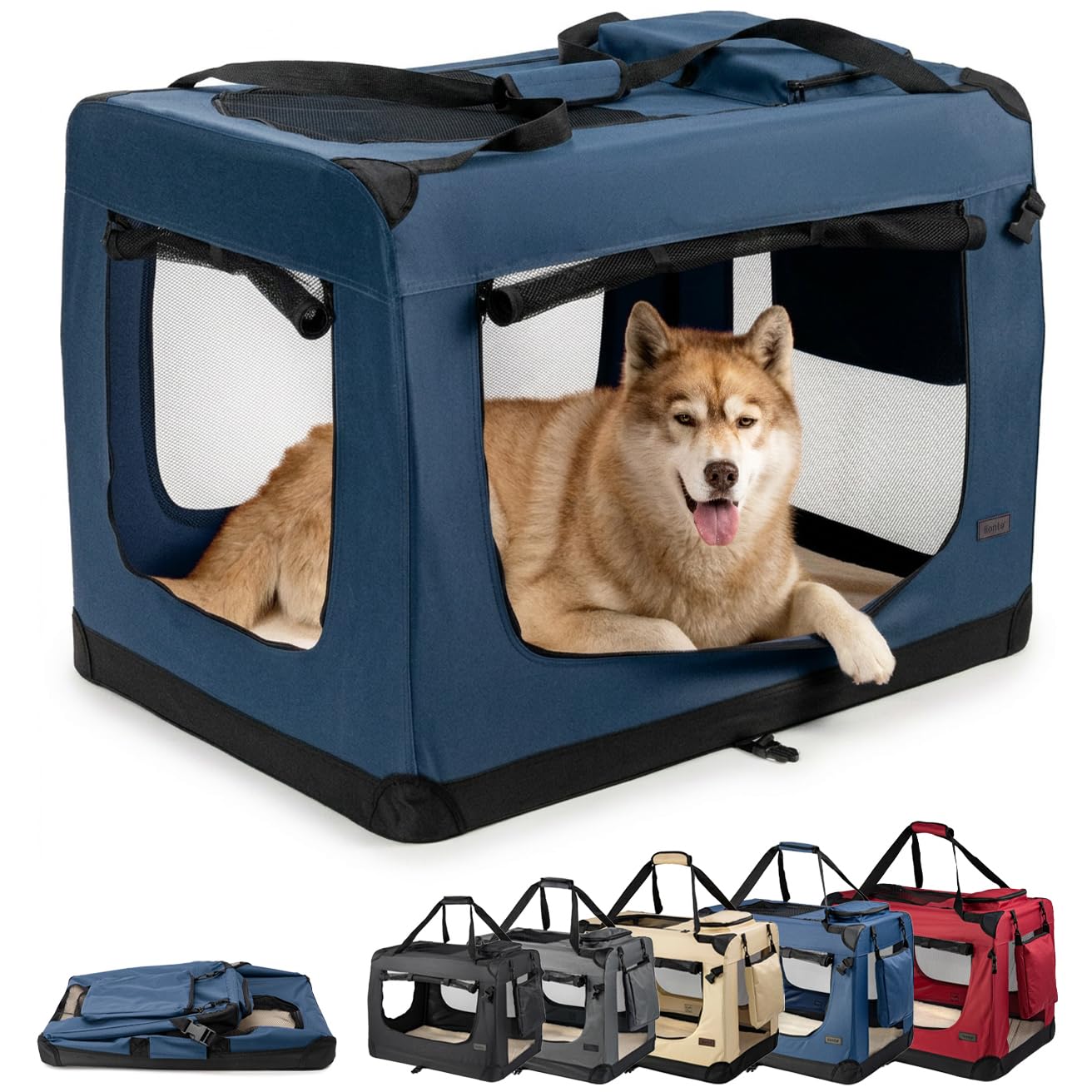 Caisse de transport pour chien idéale pour voyager en voiture avec votre animal