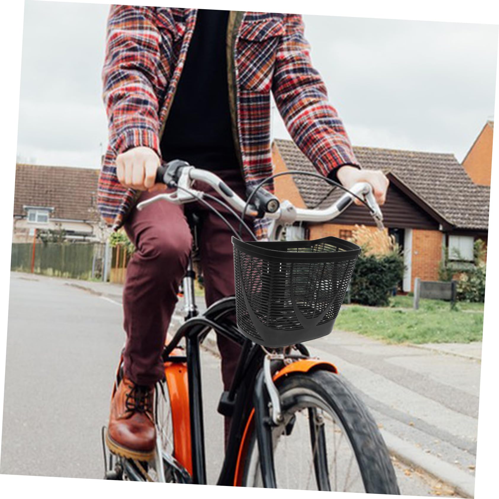 Abaodam Cesto per Bicicletta Anteriore capacità Ampia Facile Installazione Compatibile con Scooter Elettrici e Bici da Città Accessorio per Spostamenti Quotidiani e Shopping