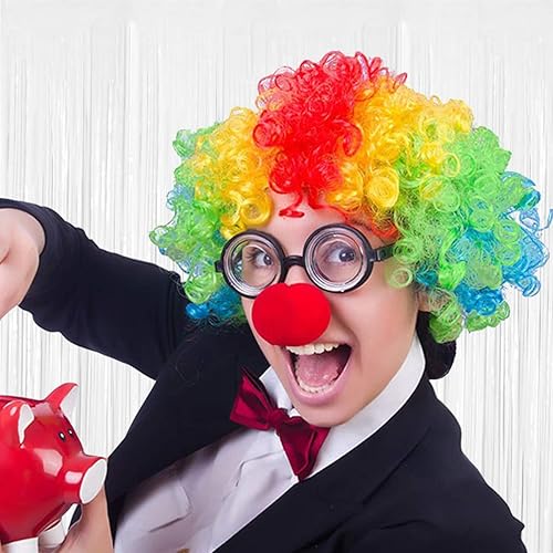 Miniatura 5 de BTSD-home Cortina de flecos de papel de aluminio, cortina de telón de fondo metálico para decoración de bodas, cumpleaños, baby shower, despedida de