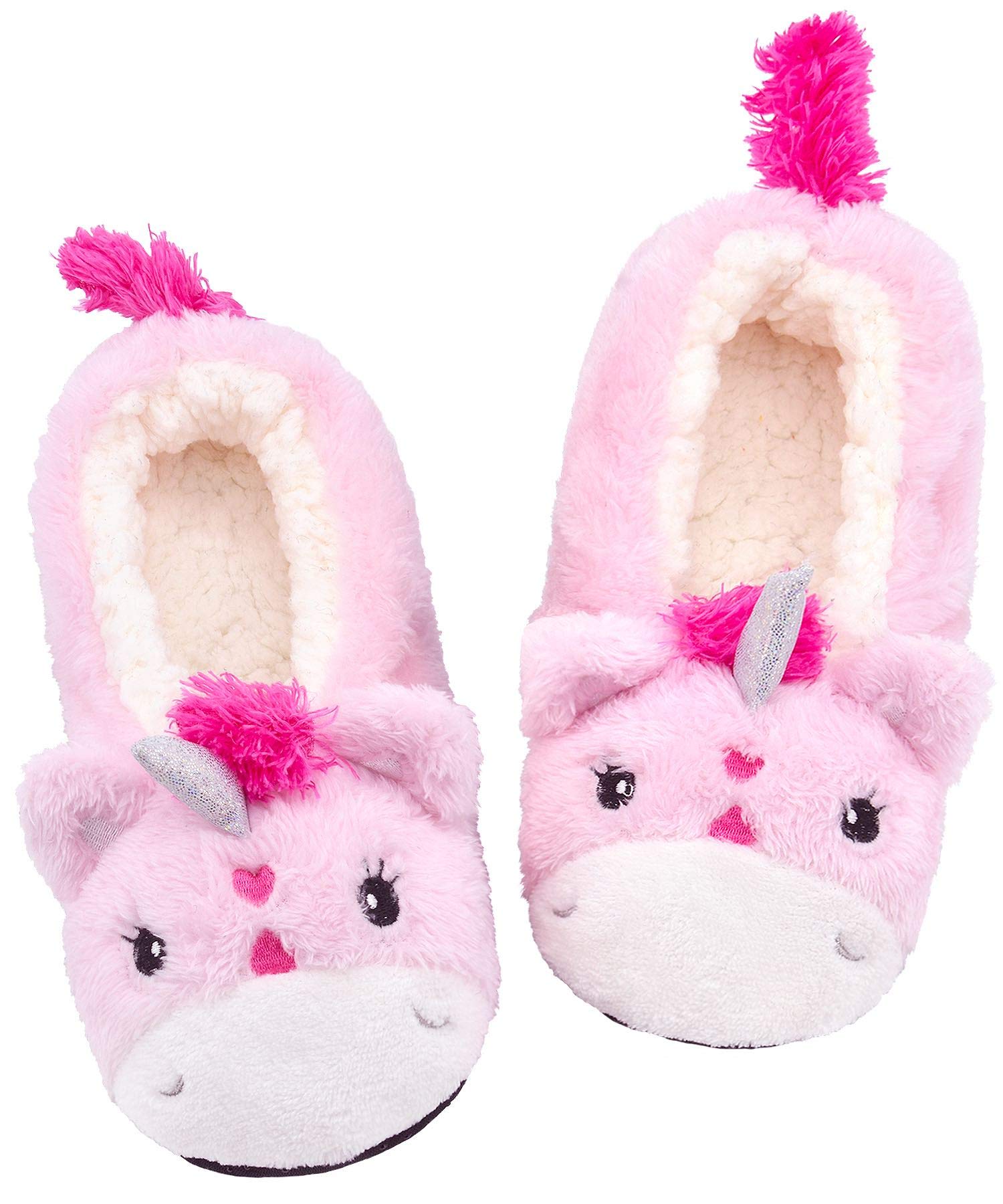 Panda Bros Womens Animal Thick Warm Slipper Socks With Non Slip Grippers On Bottoms Character House Shoes Novelty