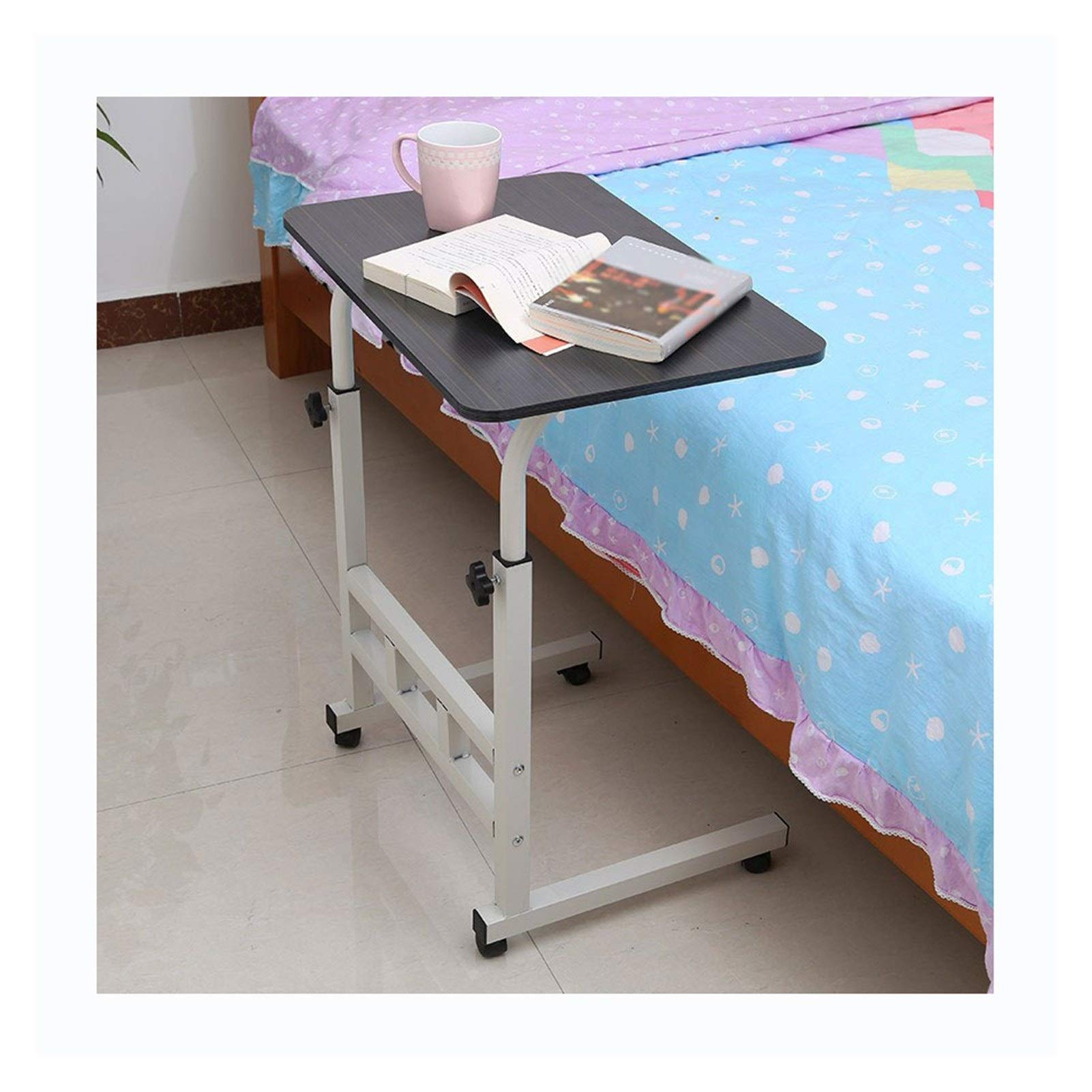 Il divano, tavolino sopra il letto, scrivania per computer, studio per casa, ufficio, PC, scrivania per laptop per piccoli spazi, postazione di lavoro, tavolino da scrittura (disegno nero 40 * 60)