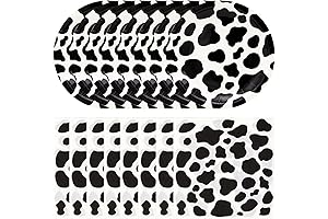 LhyBtm Cow Print Party Supplies Set