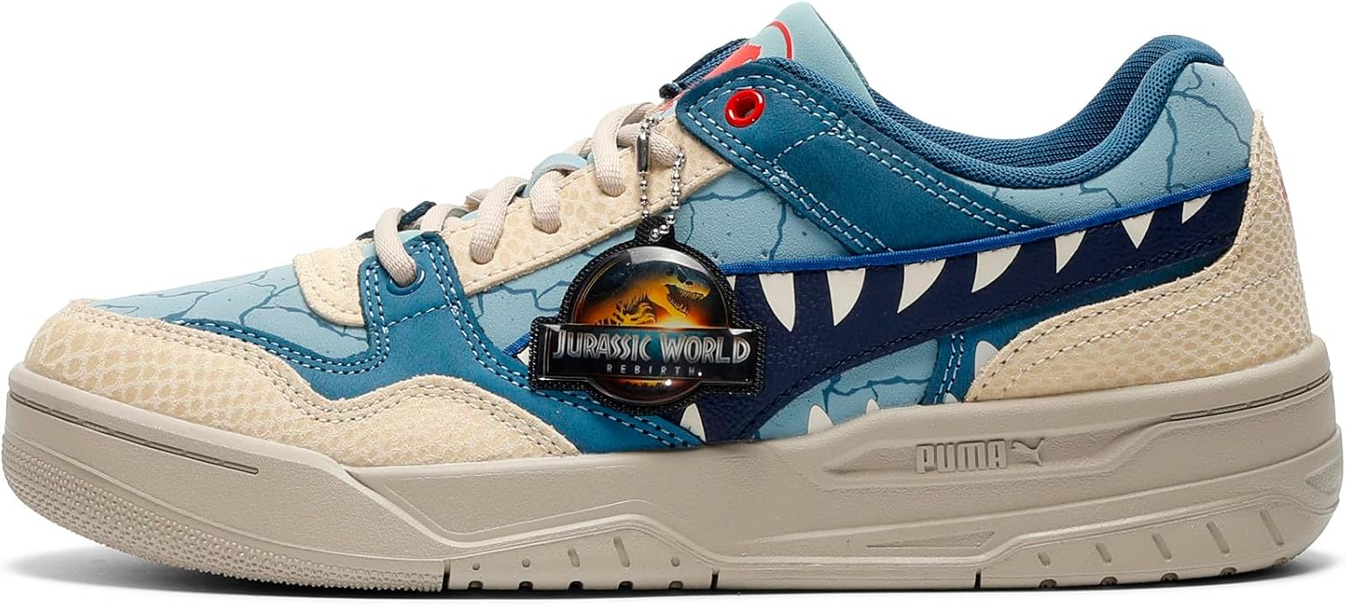 PUMA Mens X Jurassic World Rebound Retro Lace Up Sneakers Shoes Casual - Blue
