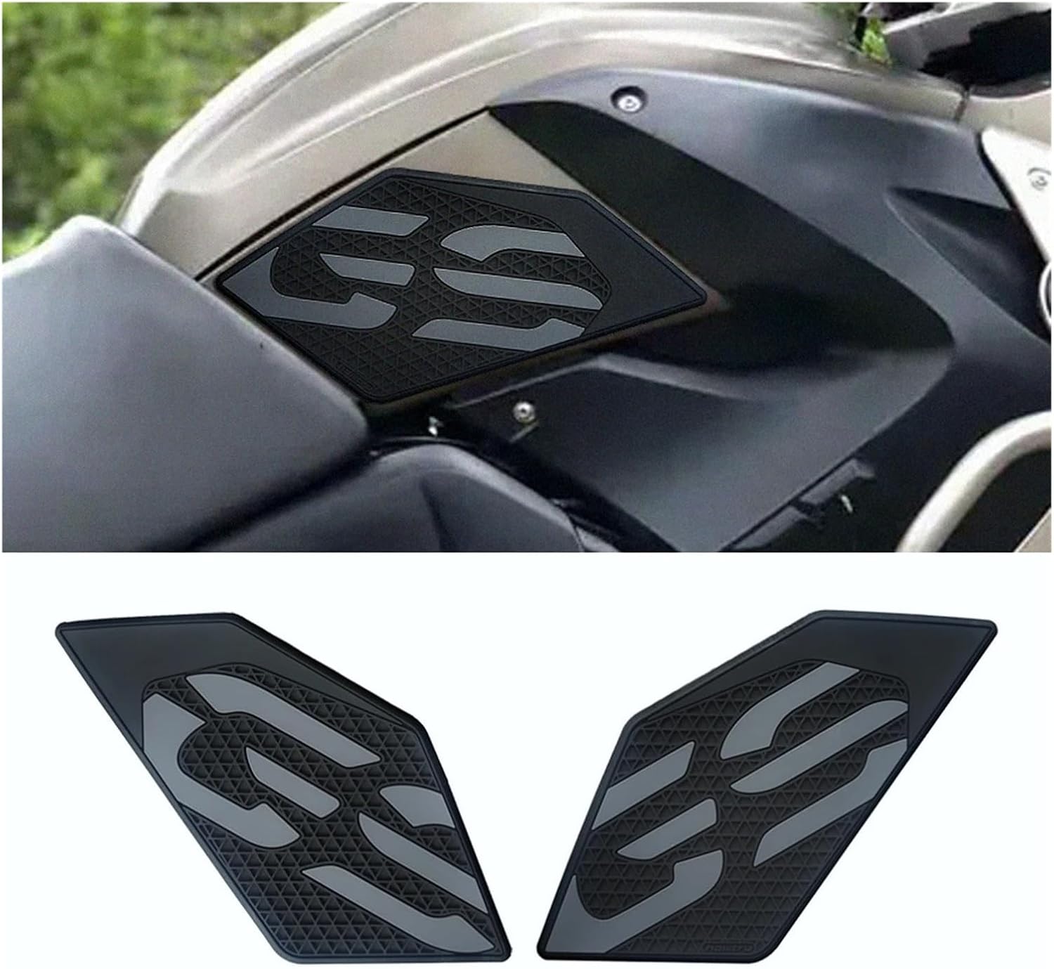 Motorcycle Tank Sticker Motorcycle Accessorie Side Gas Oil Sticker Tank Pad Protection for Motorrad R12-00GS 2004-2012 R12-00GS ADV 2006-2013.