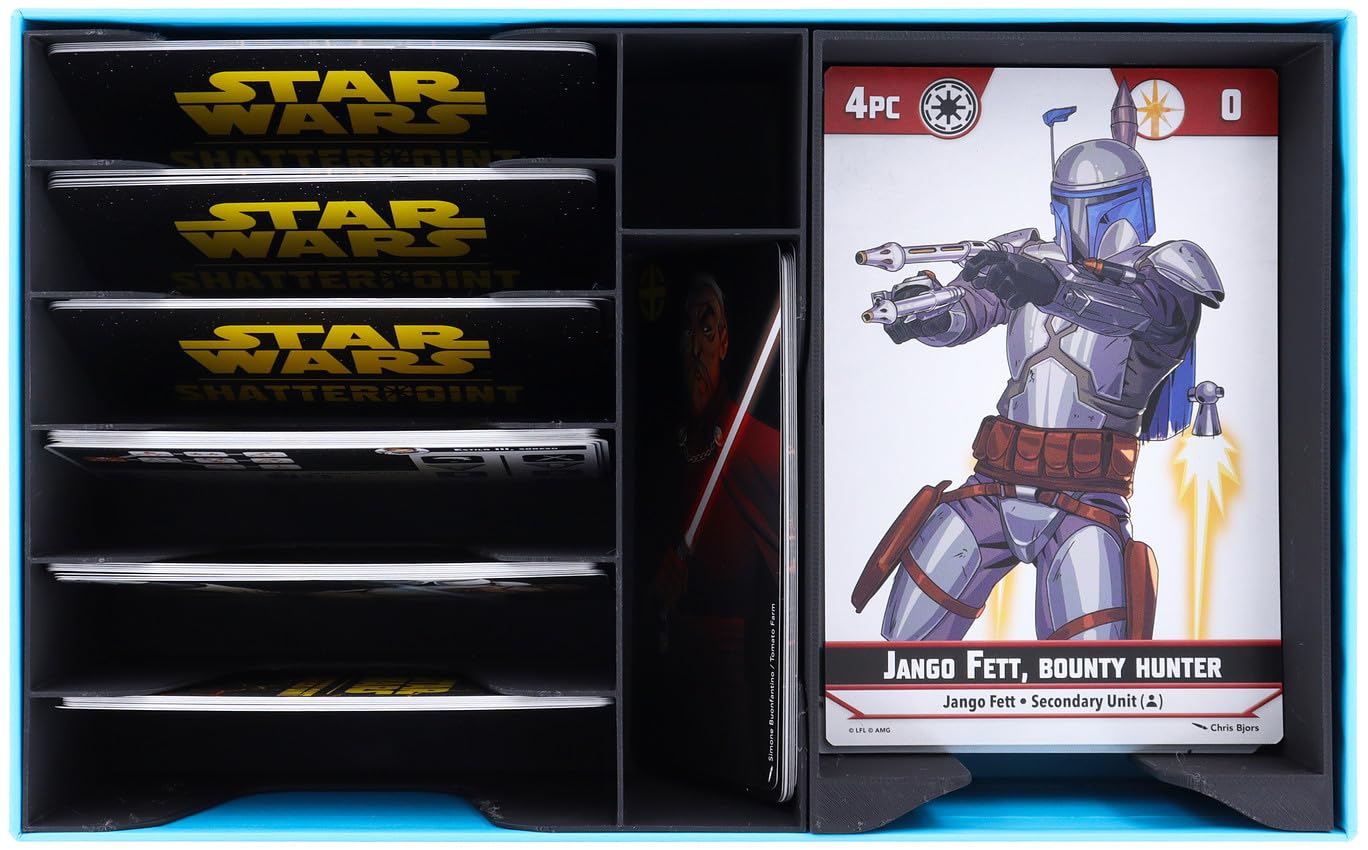 Feldherr Magnetic Box Blu - Scatola Portadadi Per Star Wars Destiny, Capacità 80 Dadi