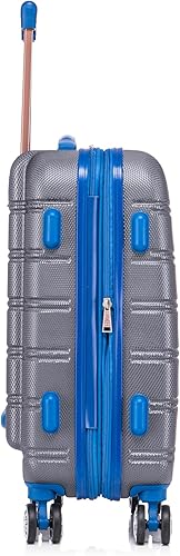 Miniatura 96 de Rockland - Maleta de viaje Melbourne, rígida y expandible, con ruedas giratorias, Azul
