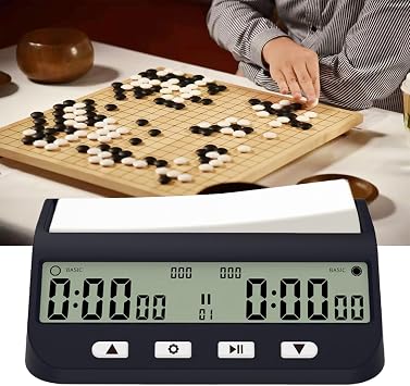 Chess Clock Professional Portable Digital Chess Board Competition Countdown Game Electronic Alarm Timer Digital Clock Timer