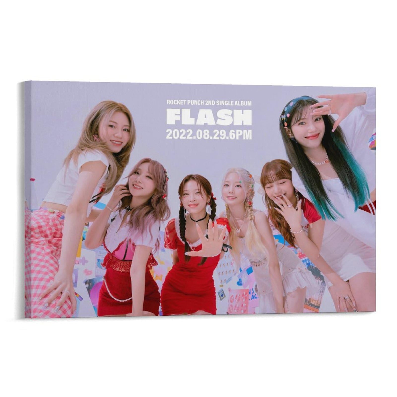 Amazon.com: K-pop Artist Poster Rocket Punch Flash Ver. 1st Teaser