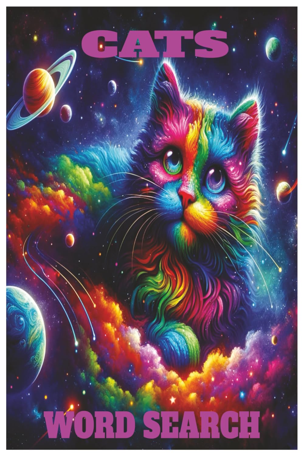 Cat Word Search Puzzles: 55 Relaxing Puzzles for Cat Lovers of All Ages