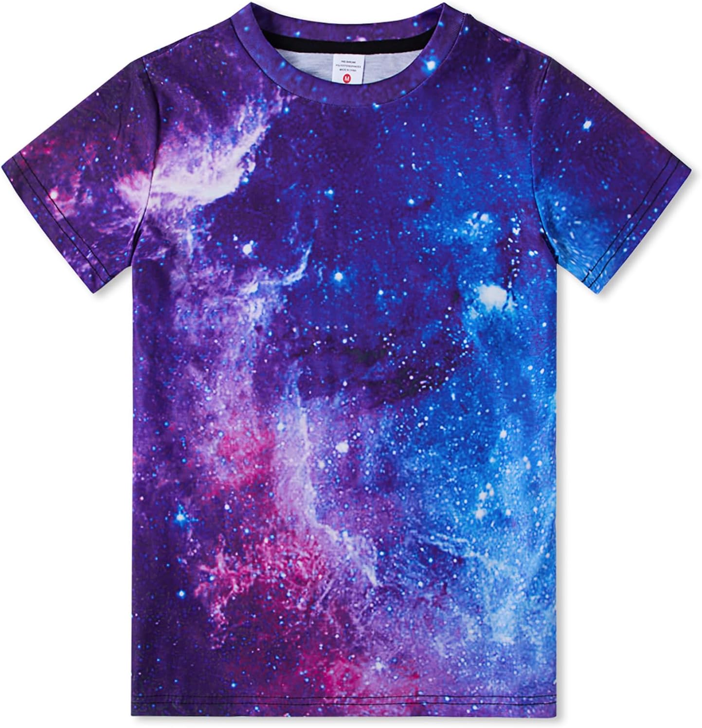 Boys Girls 3D Printed T-Shirt Crewneck Short Sleeve Tees 6-14 Years