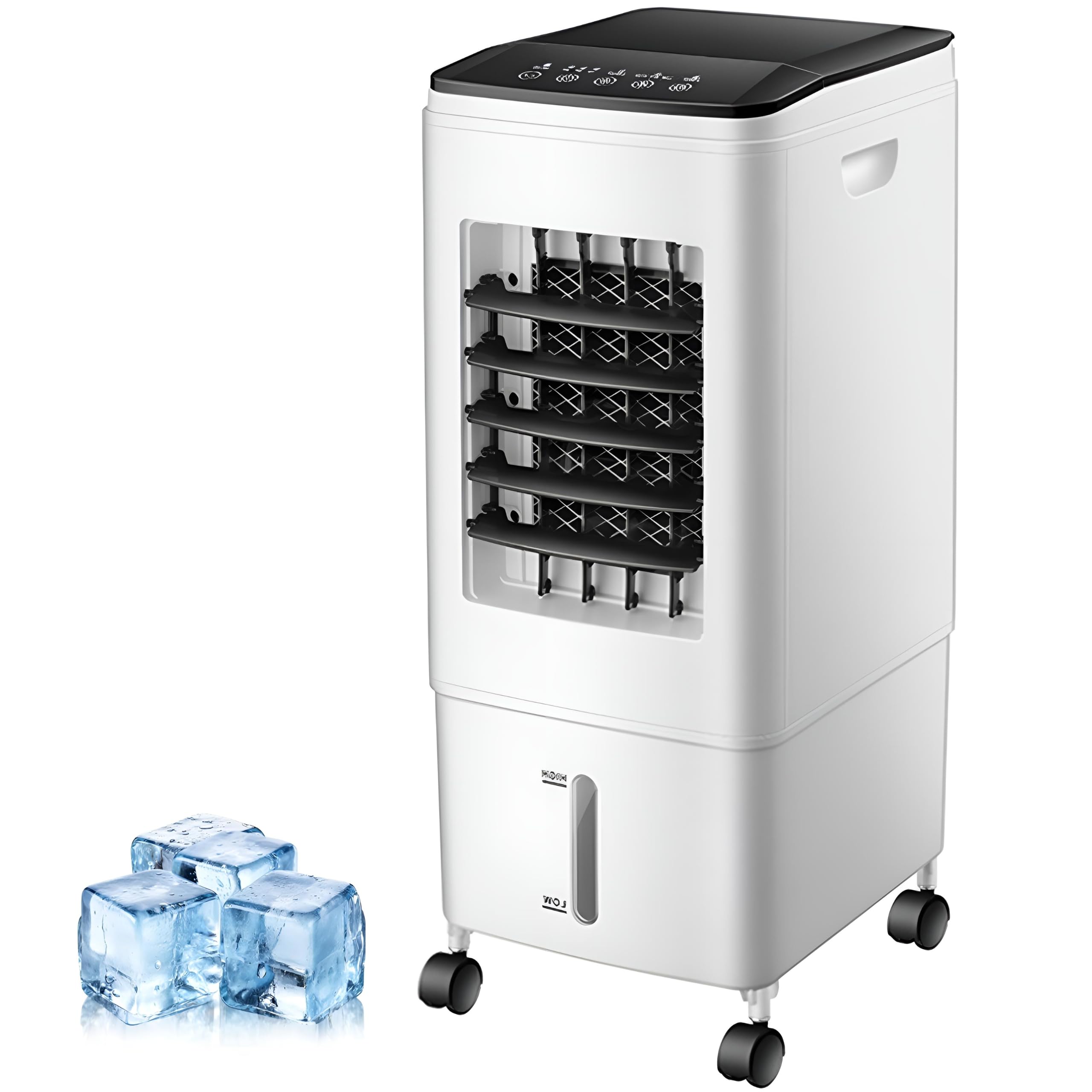 3-in-1 Evaporative Air Cooler with 6L Water Tank(Remote control version)