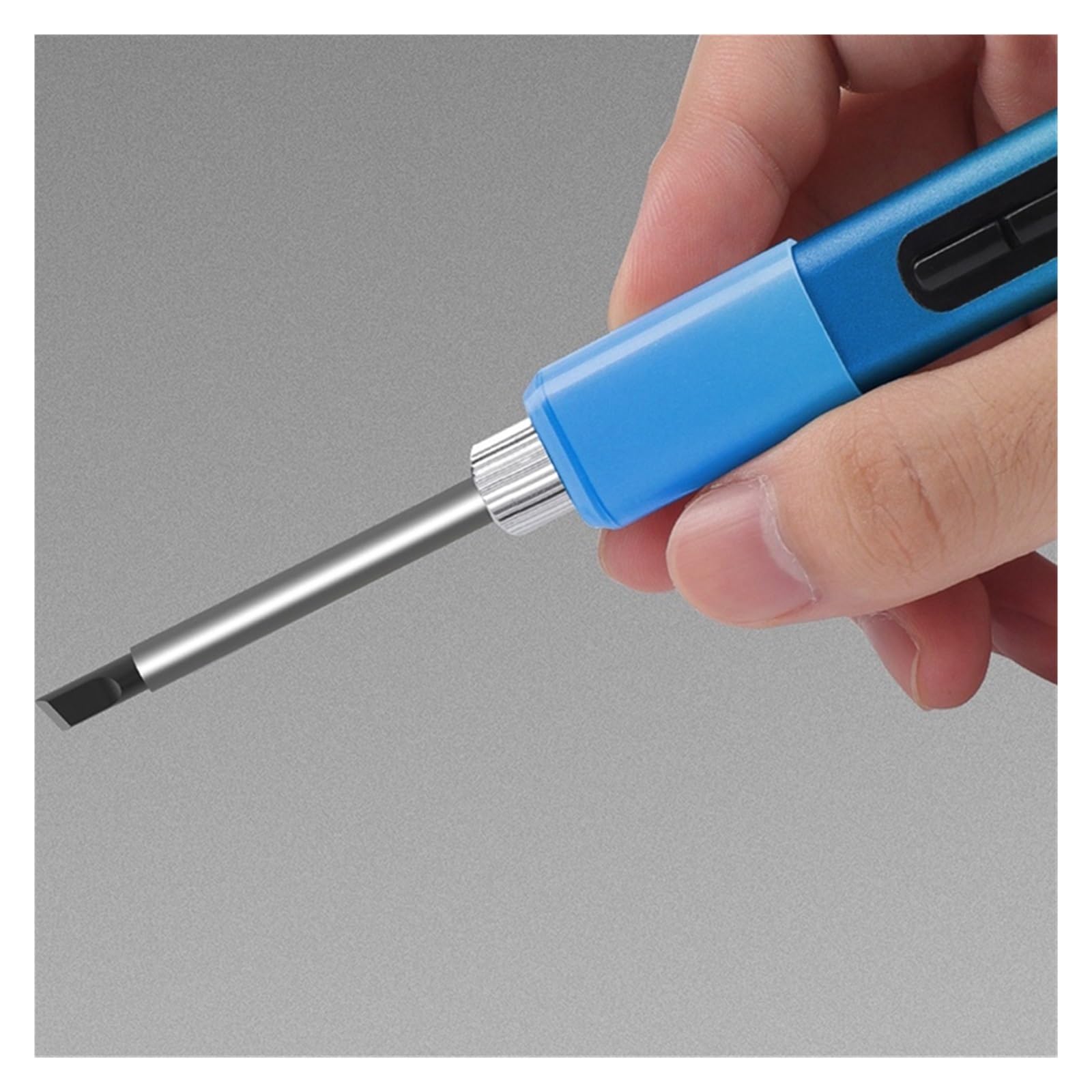 Inteligentna lutownica elektryczna o mocy 65 W, korpus ze stopu aluminium, regulowana temperatura wyświetlacza OLED