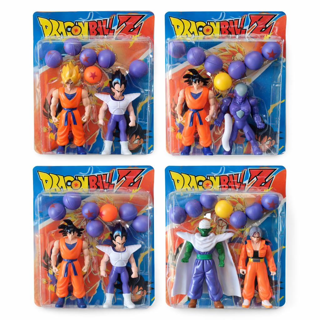 Pasqualone DragonBall Blu con 5 Sorprese Garantite per Bambini 3-6 Anni | Uovo Pasqua Giocattolo 40x30 cm Senza Cioccolato | Personaggio POP, 2 Set Action Figure, Cappellino | Pasqua 2026