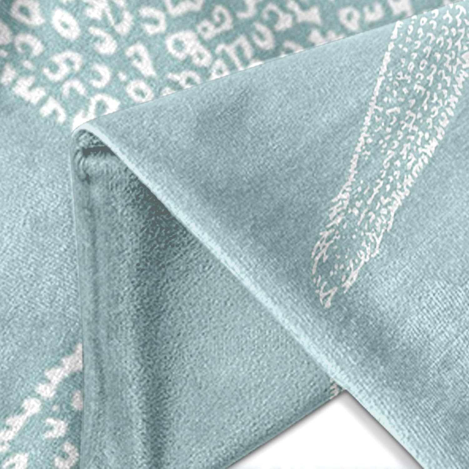 Emvency Set of 2 Throw Pillow Cover Green Star Vintage Starfish Pastel Seafoam Blue Fish Decorative Pillow Case Home Decor Square 20 x 20 Inch Pillowcase - Image 4