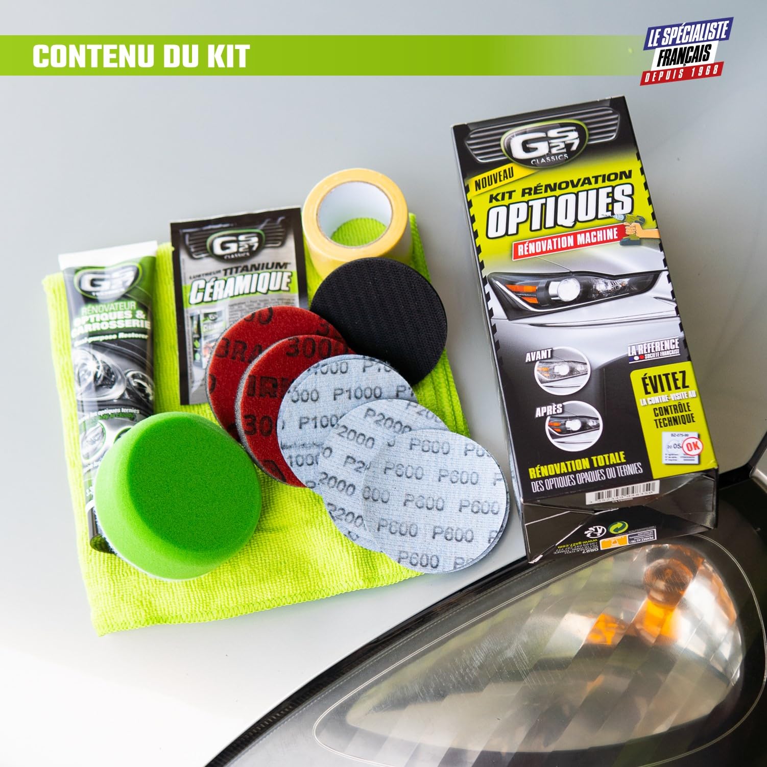 Kit Reparación Faro Coche en La Destornillador GS27