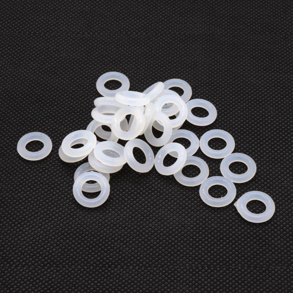 10/50 Stück O-Ring-Dichtung aus lebensmittelechtem Silikon, weiß, CS 3 mm OD 10 ~ 100 mm, wasserdichte Unterlegscheibe aus Gummi O-Ring-OD 72 mm ID 66 mm, 50 Stück, CS 3,0 mm