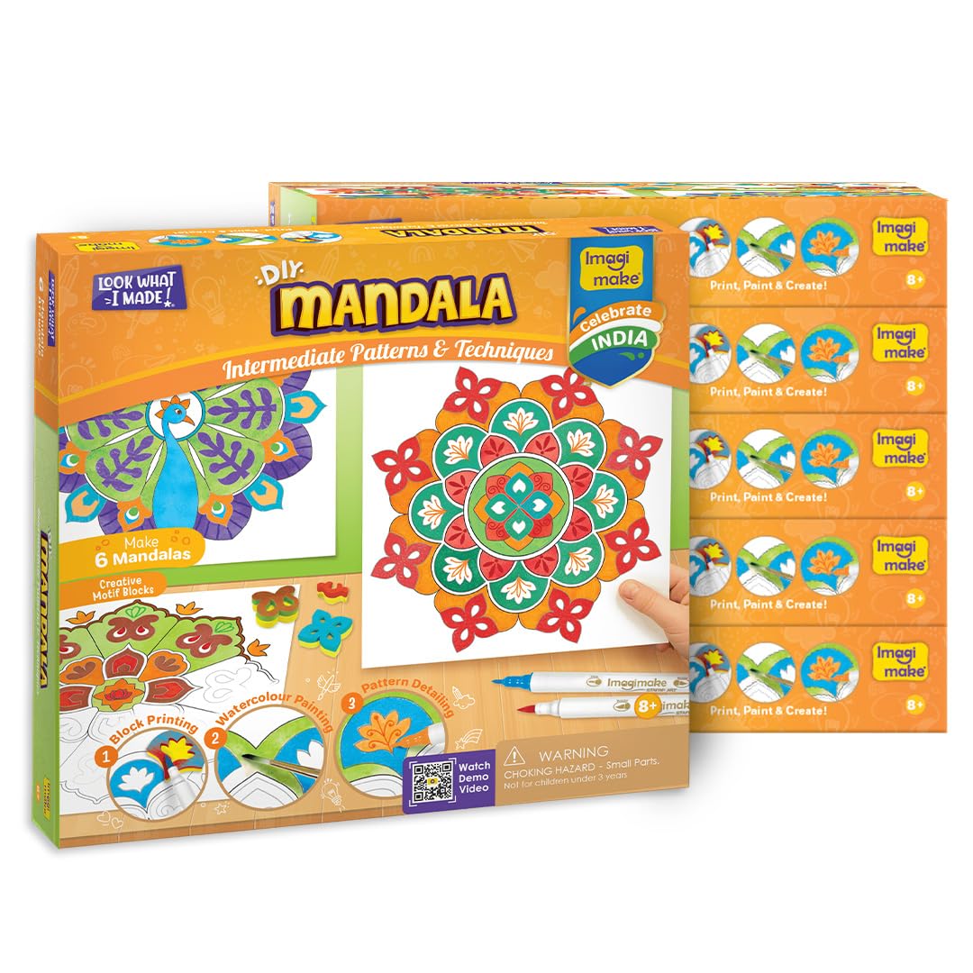 Imagimake DIY Mandala Art Kit | Art & Craft Kit for Girls Age 8+ — Amazon image 10