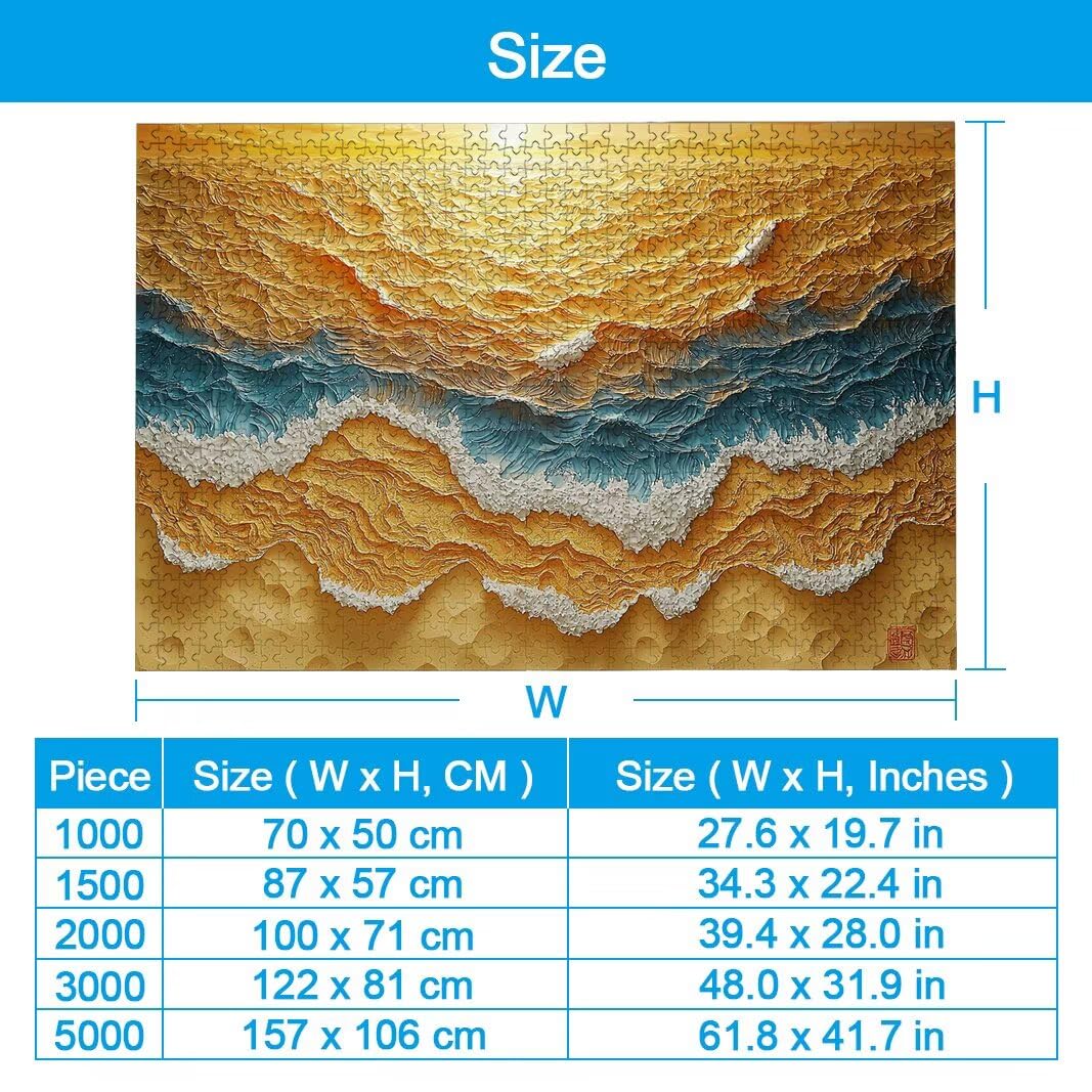 Puzzle Spiaggia, Puzzle 1000 Pezzi per Adulti, Regalo Donna/Uomo -2589