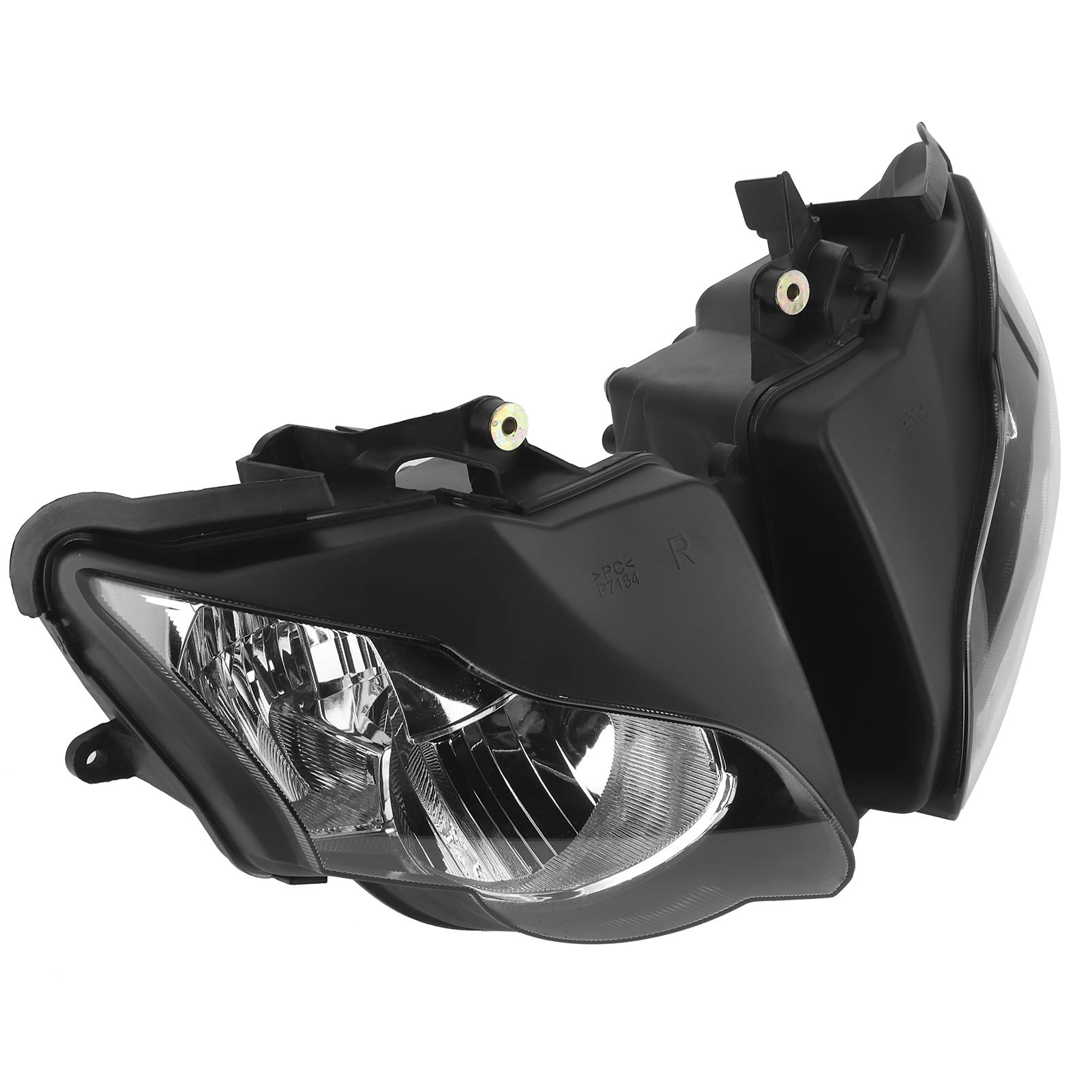 Alloggiamento Faro Moto Standard Originale con Lente Trasparente, Sostituto Ideale Fai da Te per CBR 1000RR 2008‑2011, Design Elegante per i Guidatori Notturni, Alloggiamento in ABS Nero