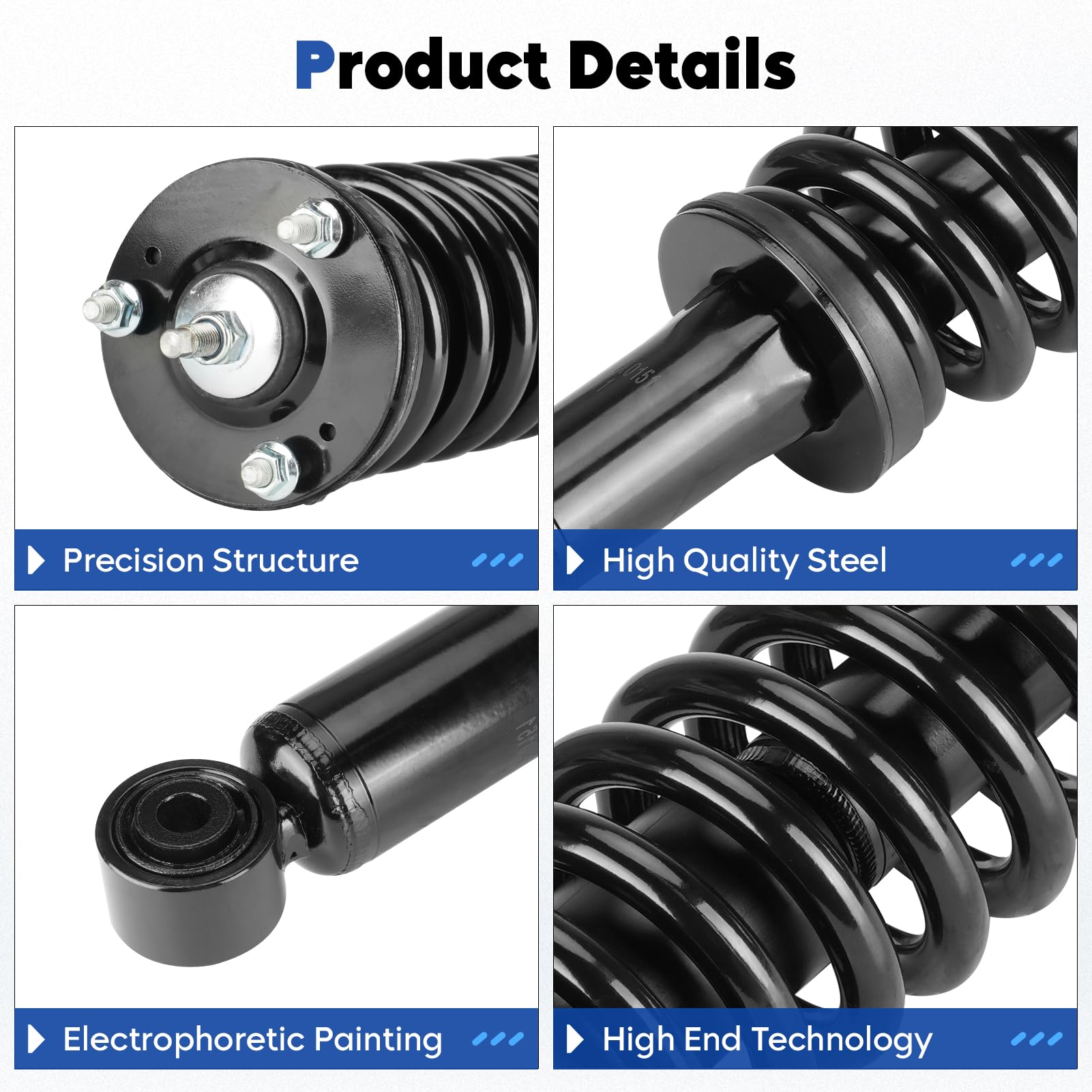 Amazon.com: Front Complete Struts Assembly w/Coil Spring