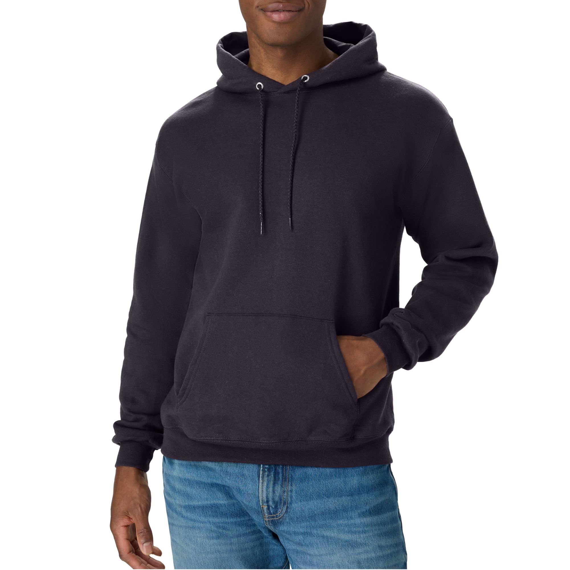 Hanes Men's Hoodie - EcoSmart Fleece Hooded Sweatshirt for Men &amp; Women - Midweight Fleece - Big &amp; Tall Available