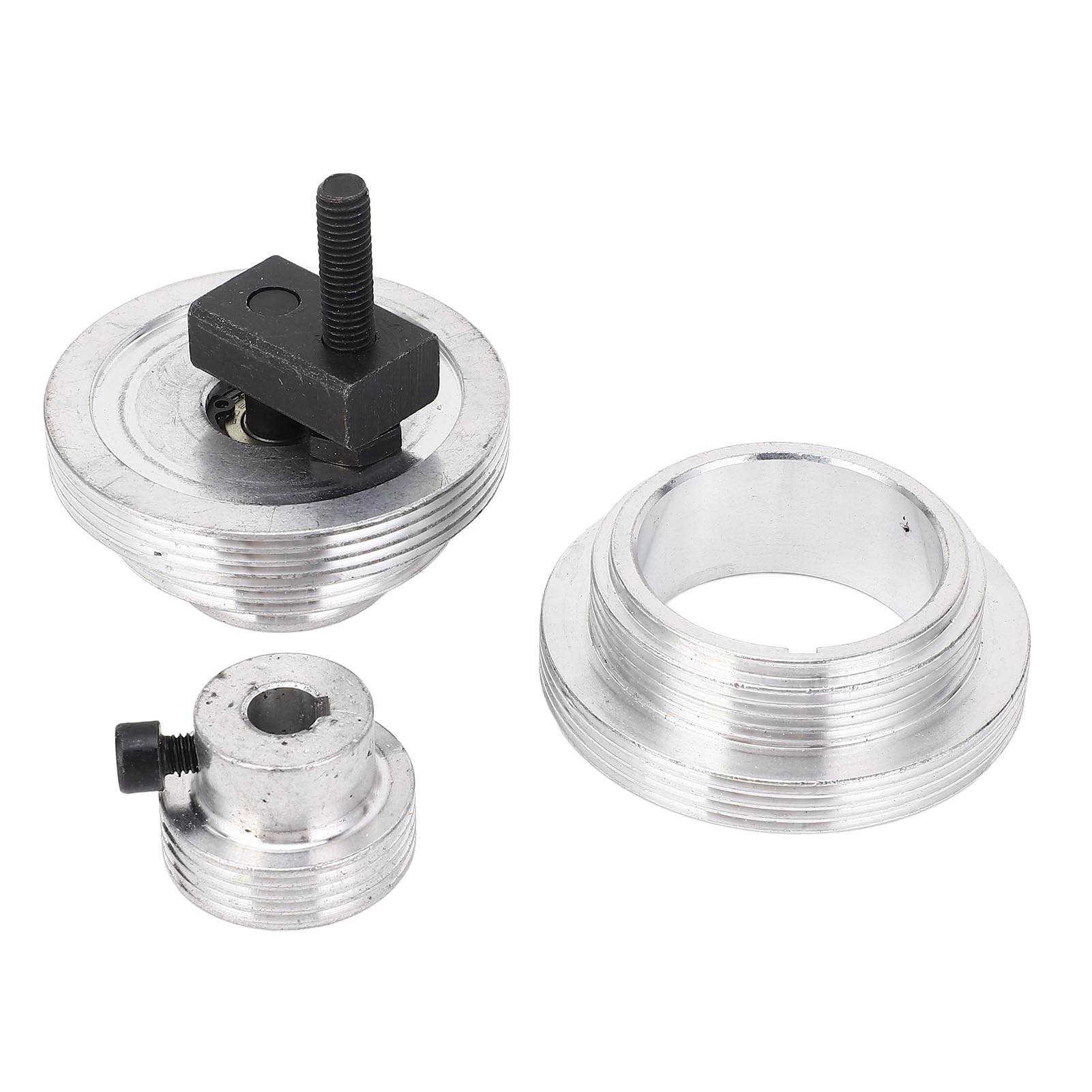 FTVOGUE Polea con Cojinete de Correa para Mini Torno, Polea de Correa con Motor de Aleación de Aluminio para MX-210 WM-210, Funcionamiento Suave y Productividad Mejorada para Tornos 220x400 220x750