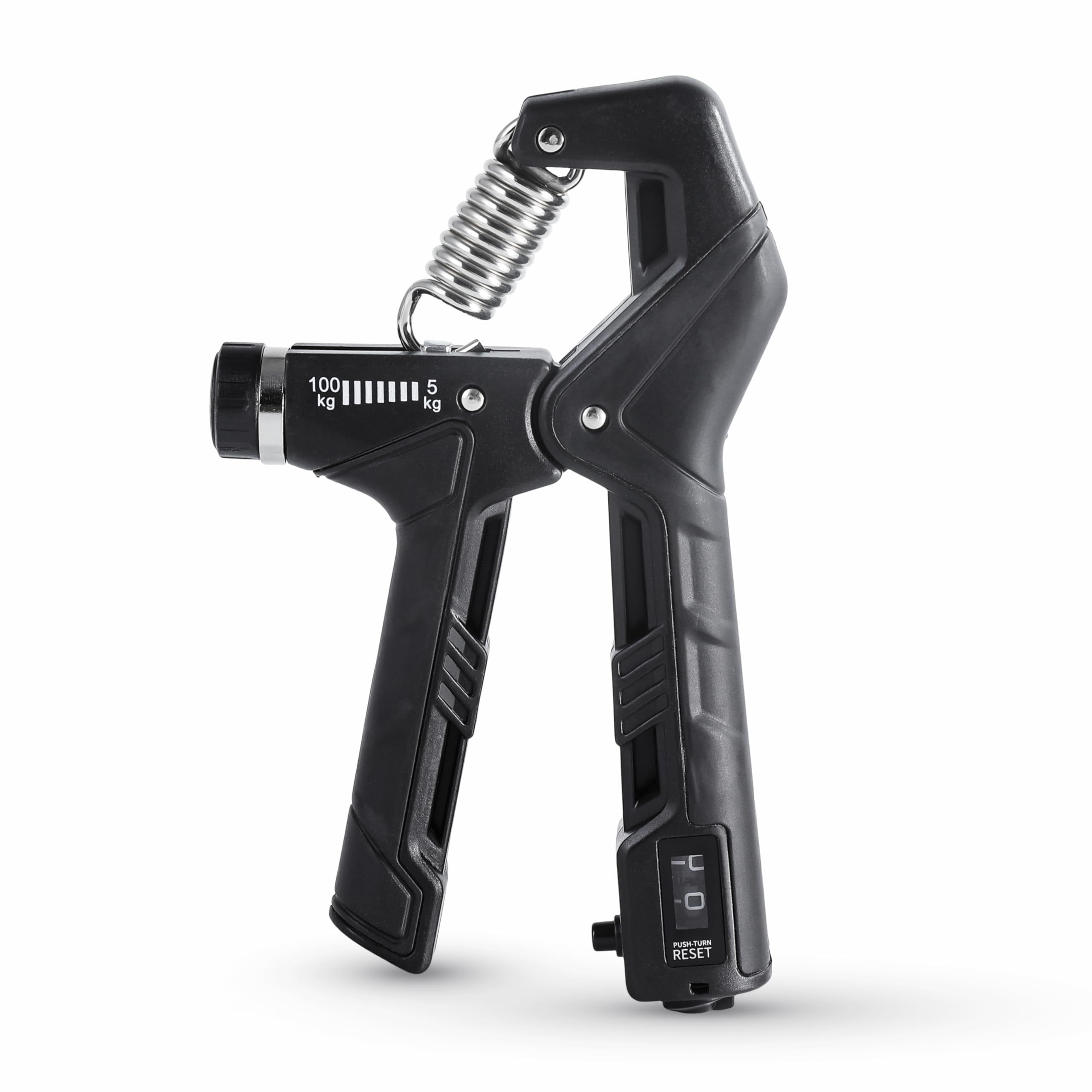 Hand Gripper Strengthener, Adjustable Resistance 22-220Lbs (10-100kg) Forearm Exerciser, Grip Strength Trainer for Muscle Building & Injury Recovery, Aerobic Hands