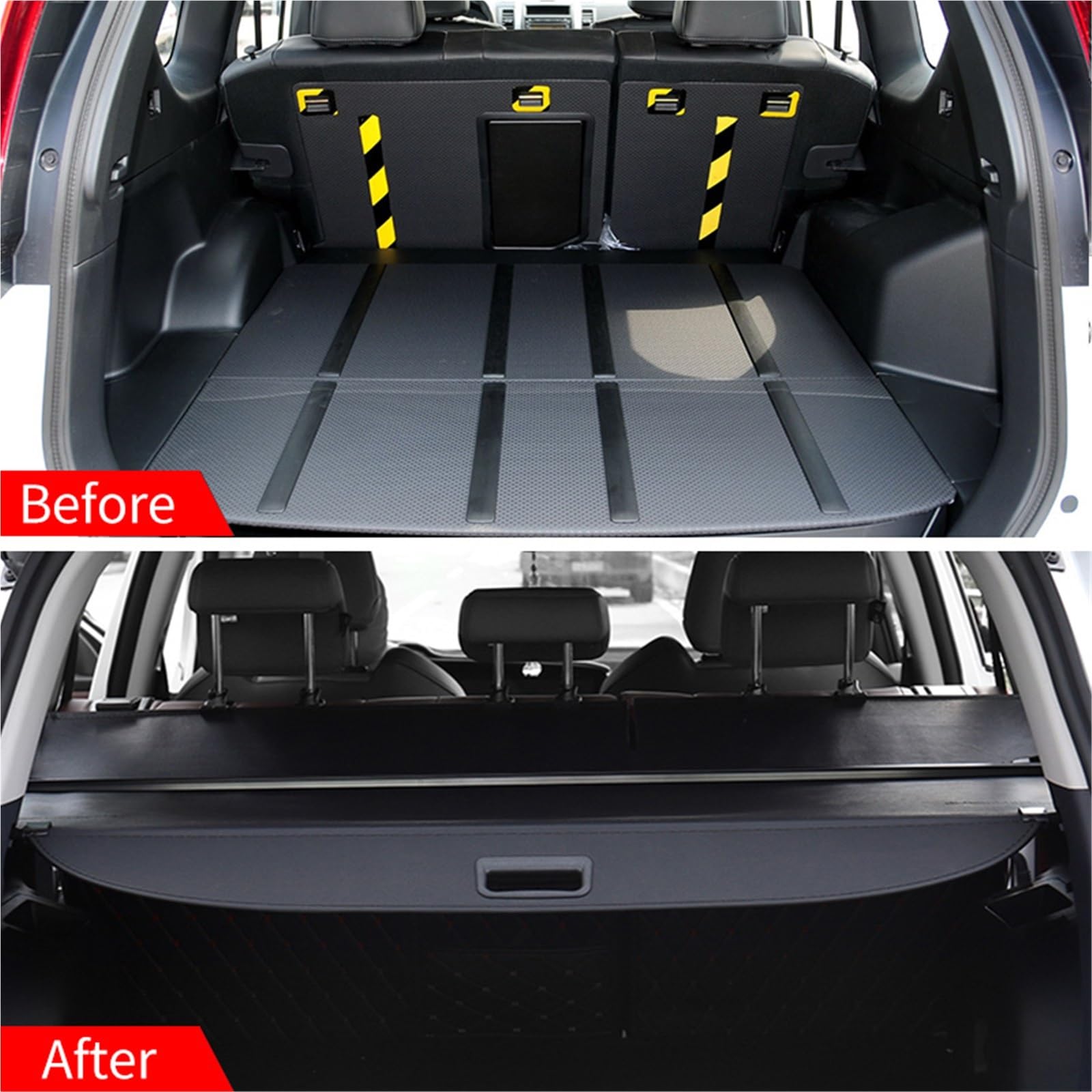 Trunk Cargo Abdeckung Für Nissan Für X-Trail Für Rogue T31 2008 2009 2010 2011 2012 2013 Paket Rack Schild Privatsphäre Versenkbare Gepäckraumabdeckung