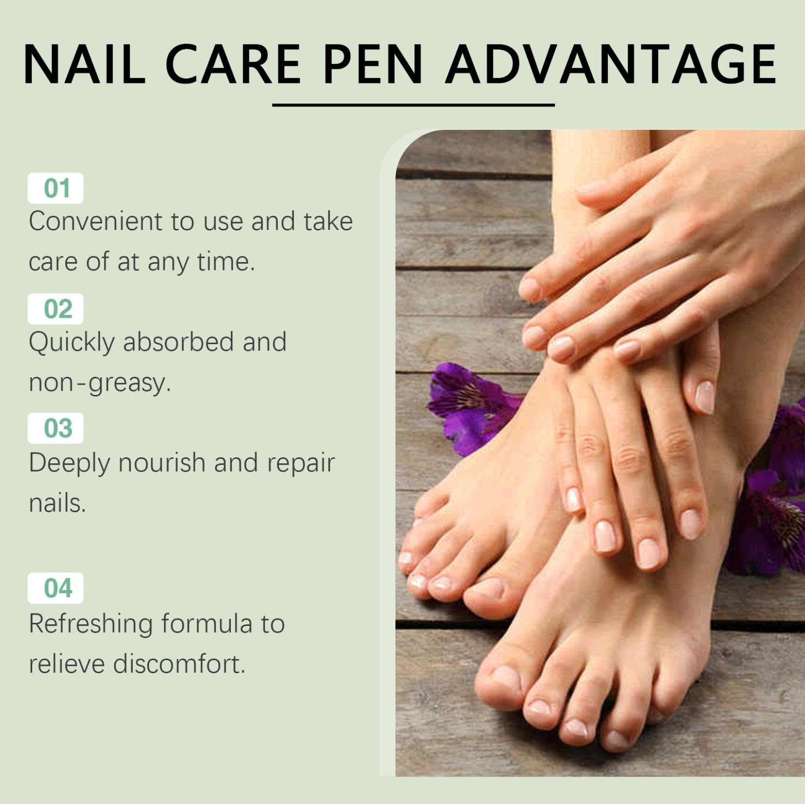 Nail Care Pen - Das Original, Nagelpilz Stift Österreich, Nail Care Pen Kosmetische Pflege Bei Nagelpilzinfektion, Mit Teebaumöl & Aloe Vera (5)