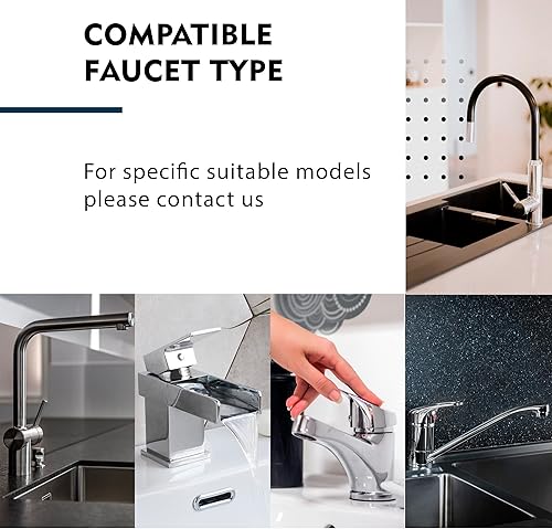 Miniatura 6 de Cartucho de grifo de 1.378 in, certificado CUPC, piezas de grifo de ducha de lavabo de cocina de una sola manija, válvula de grifo de cerámica para