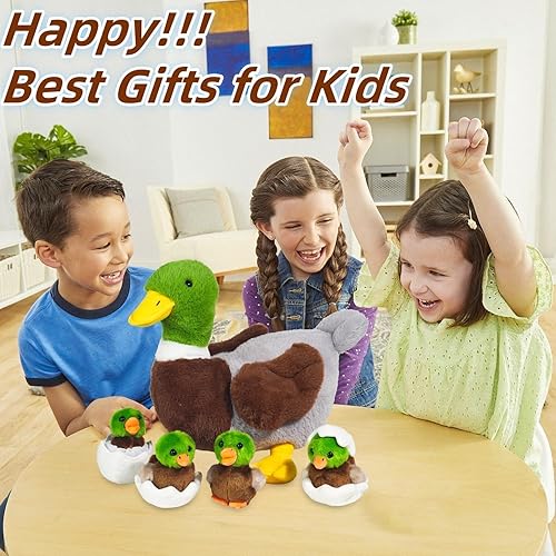 Miniatura 20 de Capybara - Peluche grande 5 en 1 con bebés en el interior, 14.2 pulgadas, almohada de peluche Capybara con 4 peluches de Capybara en bolsa