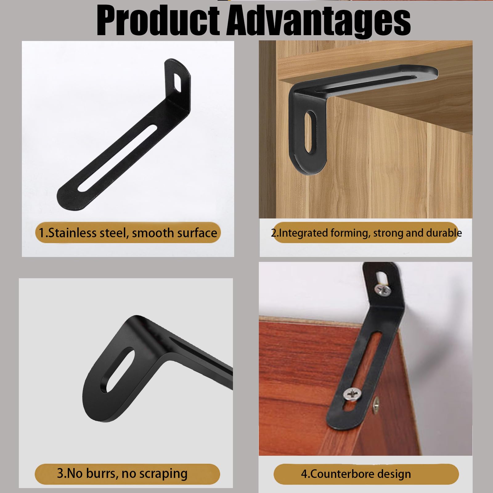 Adjustable Angle Wall Brackets