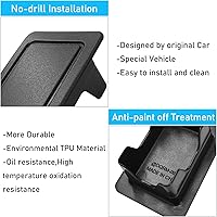 Vista 4 de Moonlinks Fundas de bolsillo para estacas de riel de cama Compatibles con Dodge Ram 1500 2500 3500 2009-2018, Tapones de orificios de estaca