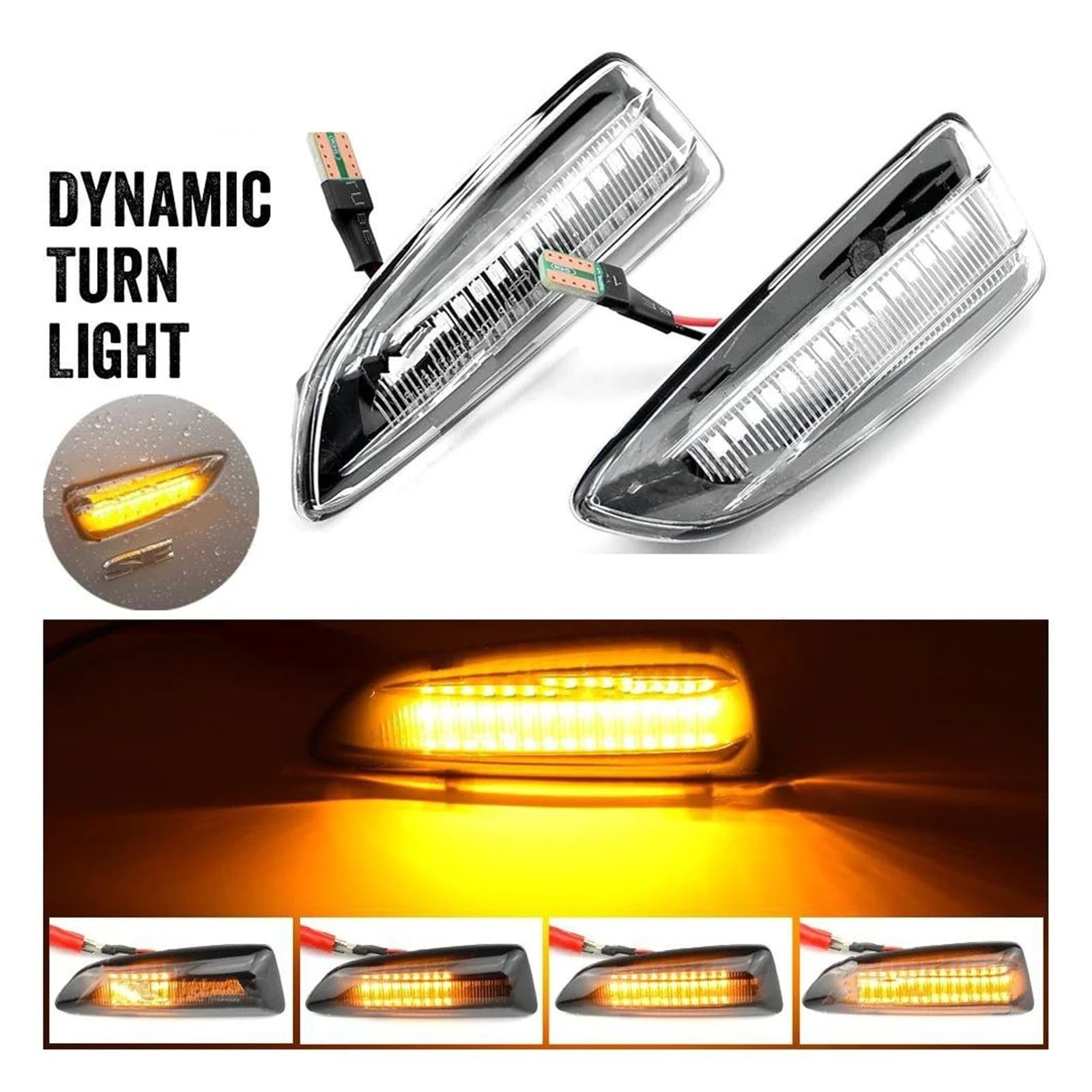 GAMMAS デイライト LED フラッシャーセット ライトスモーク シグナスX