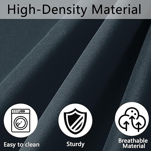 Miniatura 6 de Juego de 11 fundas de cojín de repuesto, impermeables, para exteriores, para sofá de 6 plazas, juego de fundas con cremalleras, solo funda lavable