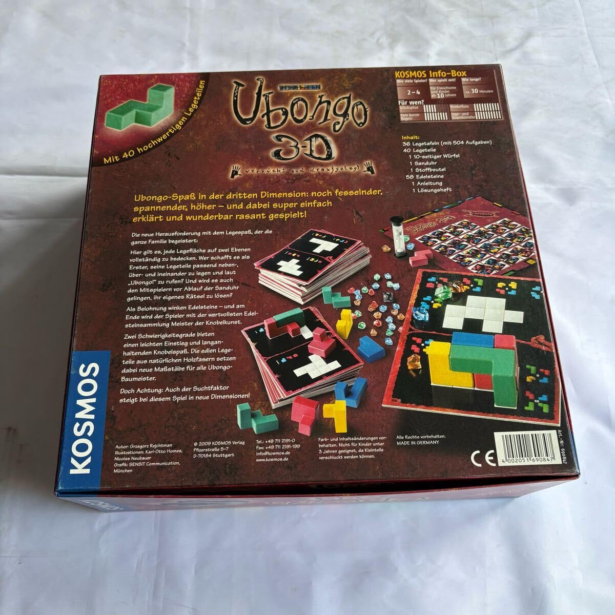 Amazon | ウボンゴ3D Ubongo 3D 日本語訳付き ボードゲーム テーブル