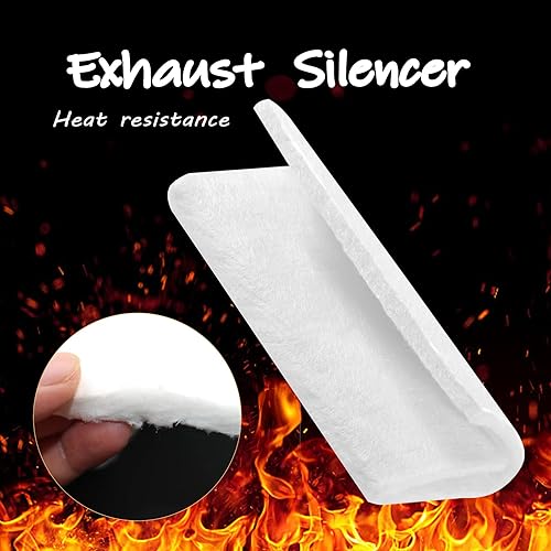 Miniatura 5 de Silenciador de escape de fibra de vidrio para motocicleta de 2 tiempos ATV motocicleta Dirt Bike Repack tubo de escape silenciador silenciador