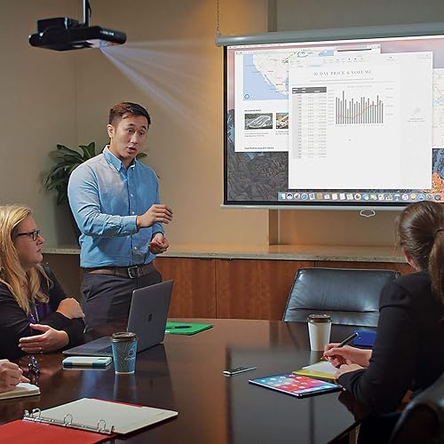 Miniatura 8 de Miroir Proyector portátil M631 Ultra Pro de 1080p, 700 lúmenes, imagen de 120 pulgadas, soporte de entrada 4K, cine en casa, juegos, video de carga